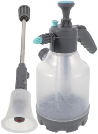 3l Plastic Pressure Sprayer with Pump Handle Adjustable Nozzle for Cars by TOYANDONA