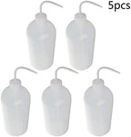 Othmro 5pcs 1000ml/33.82oz Safety Squeeze Washing Plastic Bottle,Plants Watering Tools,Squeeze Squirt Irrigation Bottle for Medical Lab,Irrigation Squeeze Sprinkling Cans Wash Plant Bottle - Image 2