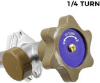 Himaweek 10-inch Anti-Siphon Frost Free Sillcock, Quater Turn 3/4-Inch Hose Bibb x 1/2-Inch PEX End,No Lead Brass Valve Frost Proof Outdoor Faucet Spigot - Image 5