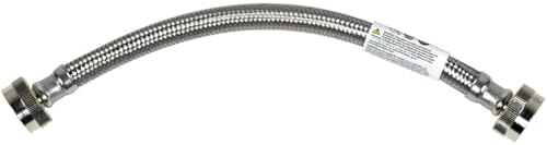 Certified Appliance Accessories Braided Stainless Steel Steam Dryer Installation Kit with 6-foot Fill Hose, 1-foot Inlet Adapter Hose, and Y-Connector - Image 3