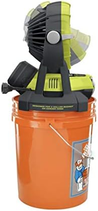 RYOBI 18-Volt ONE 2-Speed Bucket Top Misting Fan (Tool Only) - Image 3