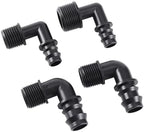 1/2" 3/4" Male Thread To DN16 DN20 Pipe Barb Elbow Connector Micro-Spray Drip Irrigation System Accessories(3I4 M-Thread To DN20,50Pcs) - Image 7