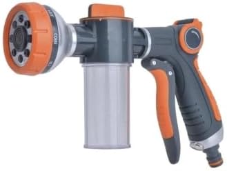 Garden Hose Foam Nozzle, 8 Spray Patterns, 3-grade foam control by Unknown