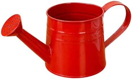 1L Retro Metal Painted Watering Can with Long Spout & Handle by Unknown