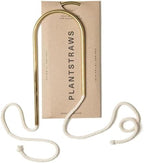 Beautiful Self-Watering Wick System for Effortless Plant Care, Automatic Drip Irrigation, Sustainable & Stylish Scandinavian Design, Ideal for House Plants (S, Brass Patina) by PLANTSTRAWS