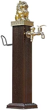 Free Standing Water Column for Home Garden Insulation and Antifreeze,Freestanding Garden Hose Holder with Full Copper Faucet,Yard Hydrant Frost Proof Water Feature Fount by Unknown