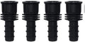 4PCS 1/2" 3/4" Threaded 16 20 25MM PE Hose Barb Tee Connector Adapter Tubing Joints Garden Drip Irrigation Coupling Repair(KSL01-213-4PCS) by Unknown