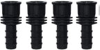4PCS 1/2" 3/4" Threaded 16 20 25MM PE Hose Barb Tee Connector Adapter Tubing Joints Garden Drip Irrigation Coupling Repair(KSL01-213-4PCS) by Unknown
