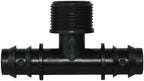 4PCS 1/2" 3/4" Threaded 16 20 25MM PE Hose Barb Tee Connector Adapter Tubing Joints Garden Drip Irrigation Coupling Repair(KSL01-297-4PCS) by Unknown