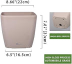 Dexceder 9x8 Self Watering Planter (Taupe Matte) - Image 3
