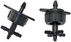 Irrigation Dripper 2/4/8L Stable Flow Dripper with Three-Way and Five-Way Barb Connector for Agricultural Drip Irrigation System Dripper Drip Irrigation Arrow Adapter 100 Pc (Color : Clear) by Unknown