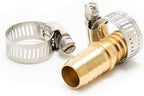 20-Pack Heavy-Duty 5/8-in. Brass Coupling with Stainless Steel Clamps (Hose Repair) - Image 2