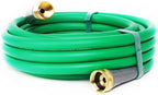 Garden Hose 25 ft, Slim Lightweight All-Weather Water Hose, Flexible and Durable, Leak-Free Connections, EPDM Rubber Hose for Patio, Lawn (Green) by Unknown