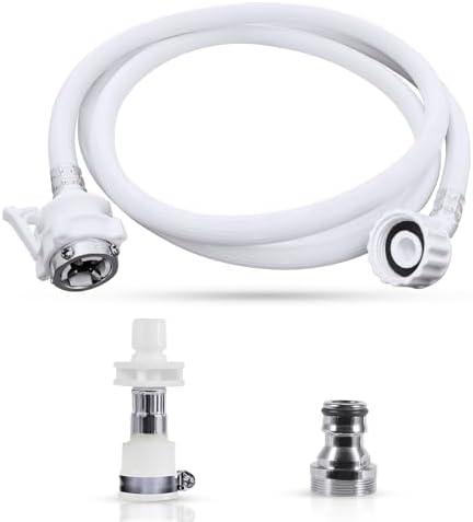 portable washer hose, 3/4" Washing Machine Fitting, Quick-Connect Sink (Burst Proof) by XUESNOF