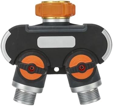Garden 2-Way Water Splitter 1/2 3/4 Thread Valve by Unknown