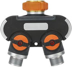 Garden 2-Way Water Splitter 1/2 3/4 Thread Valve by Unknown