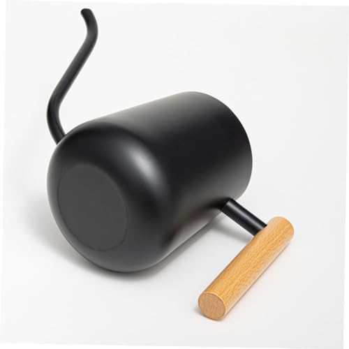 Stainless Steel Watering Can Black with Long Spout 1000ml - Image 7