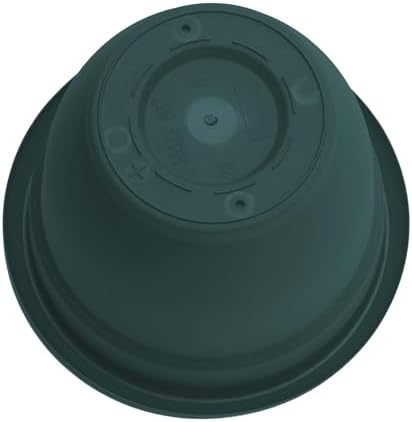 Bloem Ariana 8" Plastic Self-Watering Planter, Charleston Green, 4-Pack - Image 7
