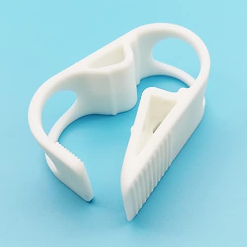 50PC 12-18mm/0.472''-0.708'' Heat Resistant PBT Plastic Tubing Clamps for Laboratory Industry Pinch Valve Hose Clips Flow Control Shut Off Clamps by DOPHO