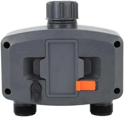 2 Outlet Hose Watering Timer 2 Zone Sprinkler Timer with Rain Sensor Automatic Irrigation Controller with G3 4 Male to G1 2 Female Adapter Horticulture Watering Timer Controller - Image 7