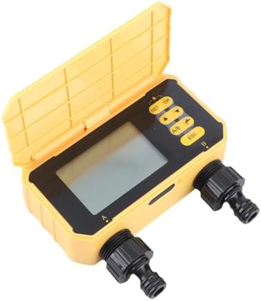 2 Zone Solar Sprinkler Timer, Garden Hose Valve Controller, Outdoor Automatic Irrigation System with Rain Delay for Yards​ - Image 2
