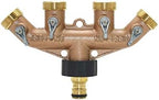 Pipe Fittings 3/4 Inch Threaded Four-Way Garden Tap Water Dispenser Water Pipe Four-Way Manifold Irrigation Valve Quick Connector 1pcs (Color : A) - Image 5