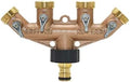 Pipe Fittings 3/4 Inch Threaded Four-Way Garden Tap Water Dispenser Manifold Irrigation Valve Quick Connector 1pcs (Color : B) by Unknown