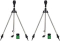 2Pcs Stainless Steel Automatic Rotating Garden Sprinkler by Unknown