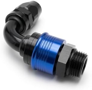 AN8 Quick Release 90 Degree Hose End Adapter for Braided Fuel Line WITH 1/2 SAE Male Quick Connect (AN8, 0 Degree) - Image 4