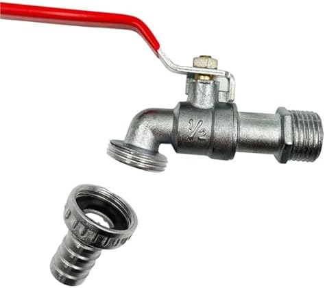 Brass Rain Barrel Spigot 1/2inch Garden Irrigation Brass Faucet IBC Tank Water Tap Single Outlet Valve Outdoor Balcony Accessories - Image 5