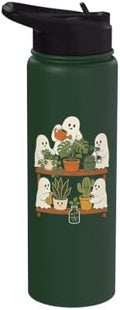 Plant Halloween Ghosts Watering Houseplant Lover Gift Stainless Steel Insulated Water Bottle by Unknown
