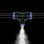 Adjustable Misting Cooling System Black with Pressure Resistant Nozzle by Unknown