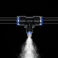 Adjustable Misting Cooling System Black with Pressure Resistant Nozzle by Unknown