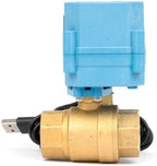 U.S. Solid WiFi Smart Motorized Ball Valve 3/4 inch NPT for Water Control & Irrigation, 2 Way Brass Electric Valve, USB Powered, LED Status Indicator, Flow Direction Window, Remote On/Off Control - Image 4