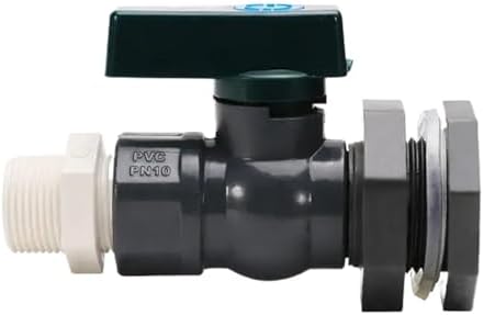 PVC Rain Barrel Diverter Kit, 3/4 Inch Valve, Spigot with Bulkhead Fitting Leak-Proof Adapter by Unknown
