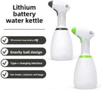 Plant Spray Bottle, 1L Electric Watering Can Rechargeable Flower Spray Device Household Automatic Plant Tool Disinfection Special Medicine for Gardening(Gray) - Image 2