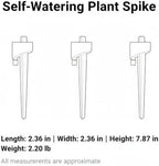 Resin Self-Watering Plant Spike for Standard Plastic Bottles, Gravity-Fed Drip Irrigation Adapter for Indoor & Outdoor Potted Plants, Green - Image 7