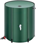 Collapsible Rain Barrel Kit - Green Rain Catcher with Spigot & Lid, 80x98cm (31x39in) for Efficient Water Storage & Collection, Eco-Friendly Garden Solution by Unknown