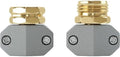 Garden Hose Repair Kit, Fits 3/4 and 5/8 Inch Hoses, Solid Male and Female Hose End Replacement, Water Hose Repair Fix Connector(1 Set) by Unknown