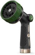 RAINPOINT Garden Hose Nozzle - 100% Heavy Duty Metal Thumb Control Spray Nozzles for Garden Hose High Pressure, 10 Pattern Water Hose Nozzle for Car Wash, Watering Lawn, Pets, Dark Green by RainPoint