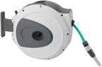 Retractable Garden Hose Reel 65.6ft 1/2inch with Any Length Lock Auto Rewind Swivel Bracket Wall Mounted Hose Reel with Multi Pattern Nozzle for Outdoor Watering - Image 3