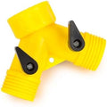 6 Pcs Garden Water Hose Splitter 2 Way Y Valve 3/4 Inch Female To Dual 3/4 Inch Male Thread Connector With Individual Control Valves by Unknown