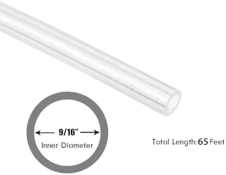 9/16" ID Silicon Tubing, JoyTube Food Grade Silicon Tubing 9/16" ID x 5/8" OD 65 Feet High Temp Pure Silicone Hose Tube for Home Brewing Winemaking - Image 2