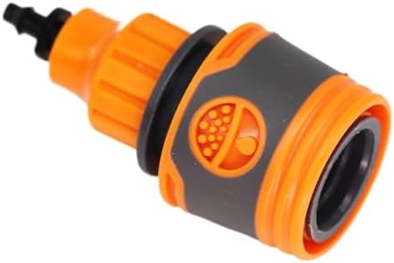 2PCS Garden Hose Quick Connectors Orange Rubber Plastic Coupling Adaptor Irrigation Car Washing Joints 1/4'' 3/8'' 1/2'' 3/4''(Bx2pcs) - Image 3