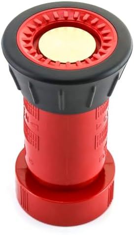 QWORK Fire Hose Nozzle, 4 Pack 1-1/2" Heavy Duty NPSH/NPT Thermoplastic Constant Flow Fog Nozzle, Brass and Polycarbonate, 100 Psi - Image 7