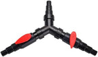 DONGKER 3 Way Hose Connector,Y Distributor Inlet Hose 25/32/38 mm (1"/1.25"/1.5") for Pond Pump Fish Tank Filtration Water Exchange Garden Irrigation by DONGKER