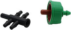 Hose Connector Adapter 20 Pieces of 2L/4L/8L Automatic Pressure Current Regulator Dripper with 3/5Mm 4-Way Hose Distributor Garden Irrigation Accessories/4L - Image 5