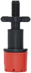 Garden Hose Quick Connect Adjustable Dripper With 6mm Hole, 1/4 Inch Three-way Threaded Connector With Barb, Micro Drip Irrigation, 200 Anti-clogging Drippers (Color : B) by Unknown