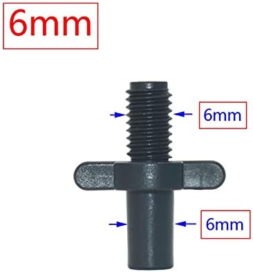 Utility Connector Adapter Hose Connector Adapter 1/8 1/4 inch Garden Irrigation Connector, Barbed Single and Double Elbow Drip Irrigation Arrow Connector, for 3/5 4 / 7Mm Hose/6Mm Thread - Image 2