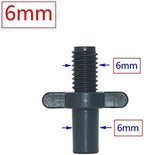 Utility Connector Adapter Hose Connector Adapter 1/8 1/4 inch Garden Irrigation Connector, Barbed Single and Double Elbow Drip Irrigation Arrow Connector, for 3/5 4 / 7Mm Hose/6Mm Thread - Image 2